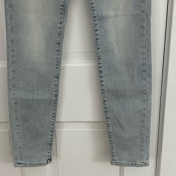Veronica Beard Maera High Rise Skinny Jeans Size 24 Exposed Button Fly Sky Wash - Picture 5 of 15